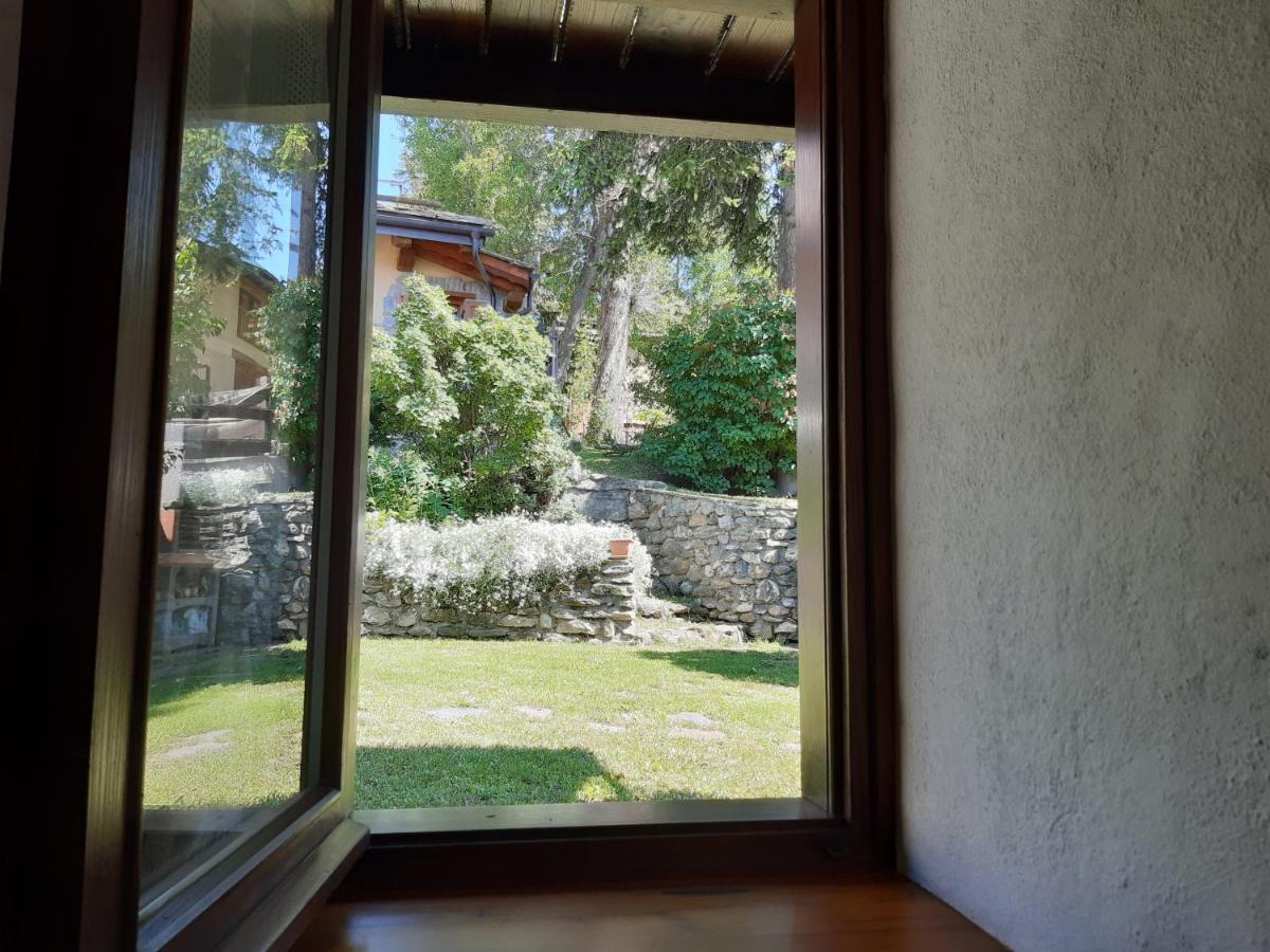 Sauze d'Oulx with garden, ciâbőt la garitüla Daire Dış mekan fotoğraf